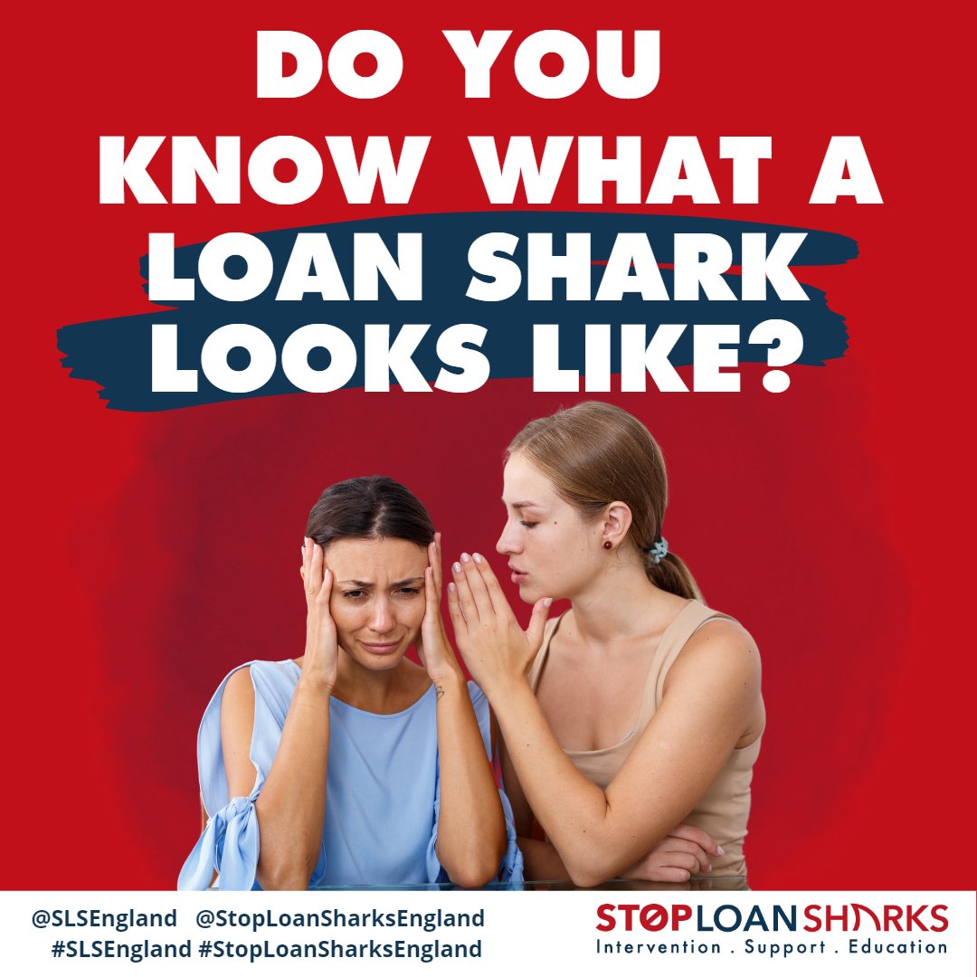 Would you know how to spot a loan shark? 
Loan sharks won't offer any paperwork, they will add high interest rates to any loans, can become aggressive or threaten violence. 
You can check if a lender is authorised by checking the FCA. Report a loan shark contact <a href="/SLSEngland/">Stop Loan Sharks England</a>.