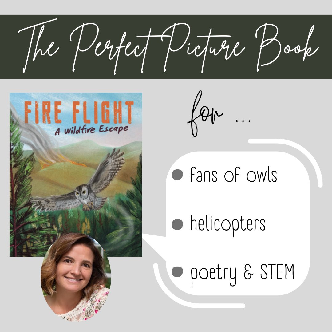 Author Cedar Pruitt shares what their picture book is perfect for. #wildfire #poetry #picturebook