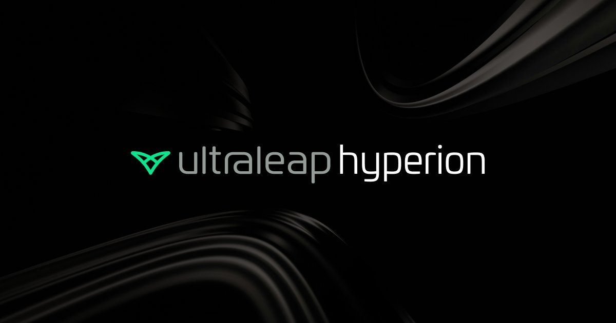 Meet Ultraleap Hyperion 👋

Hyperion is the most advanced version of Ultraleap’s award-winning hand-tracking software.

New features of Hyperion include microgestures, improved handling when holding objects and more...

Learn more: bit.ly/3fhNBHY

@ultraleap 

#VR #Tech