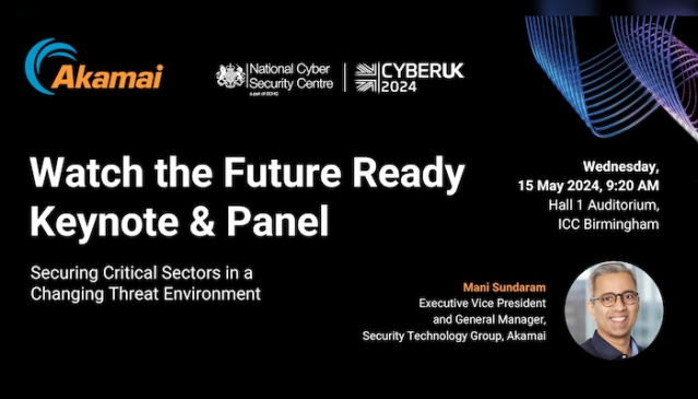 Learn how the UK Government and Industry are enhancing #cybersecurity and resilience of Critical National Infrastructure. Join @Akamai on May 15 in Hall 1 to learn more. #AkamaiSecurity @CYBERUKevents bit.ly/3Uy8Feq