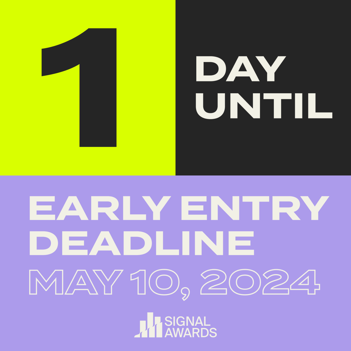 Early Entry Deadline for the Signal Awards is TOMORROW! 🥳 Enter your podcasts by 11:59 PM on Friday, May 10th, to take advantage of preferred pricing. Learn more about our mission and enter your work, at ow.ly/b0Gt50RwaFA!