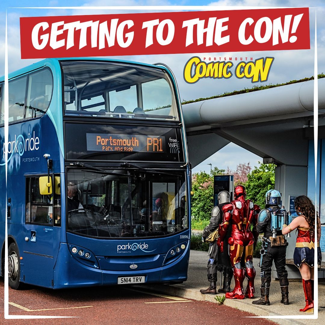 ✨GETTING TO THIS YEAR'S COMIC CON✨ Whether you're catching a train, driving, walking, cycling, teleporting, pod-racing to our Con, we have options to accommodate your travel. Make sure to check train times before the weekend! Learn more on our website: buff.ly/3JUN6Qa