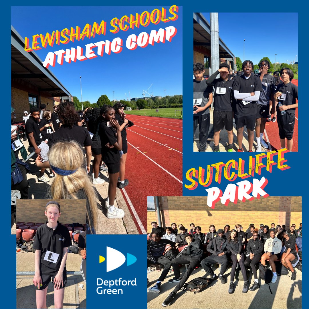 This week DG took part in the #LewishamSchoolsAthleticsCompetition. Teams of boys & girls from Y7-10 competed at the event at #SutcliffePark . 👌🏾representation and performance 💯. Next up, London School's Comp #Explore #Dream #Discover #Lewisham #Deptford #Athletics 🏃🏾‍♀️