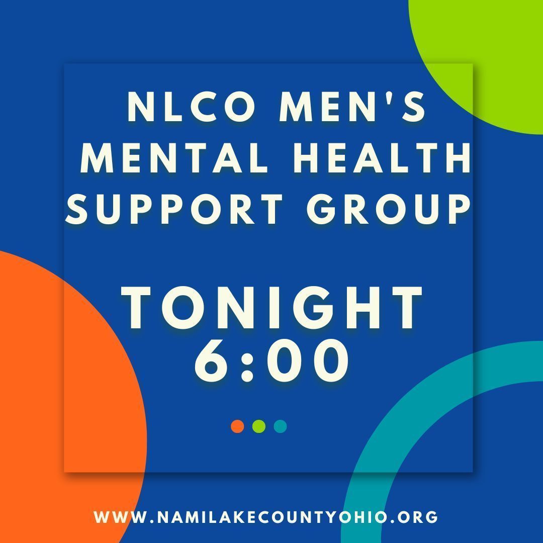 NAMI Connection Recovery Support Group for Men is tonight! It begins at 6:00p. Join by clicking the link buff.ly/3xAeAb9  #stigmafree #mensmentalhealth #MentalHealthMatters #MentalHealthAwareness #NLCO #YouAreNotAlone