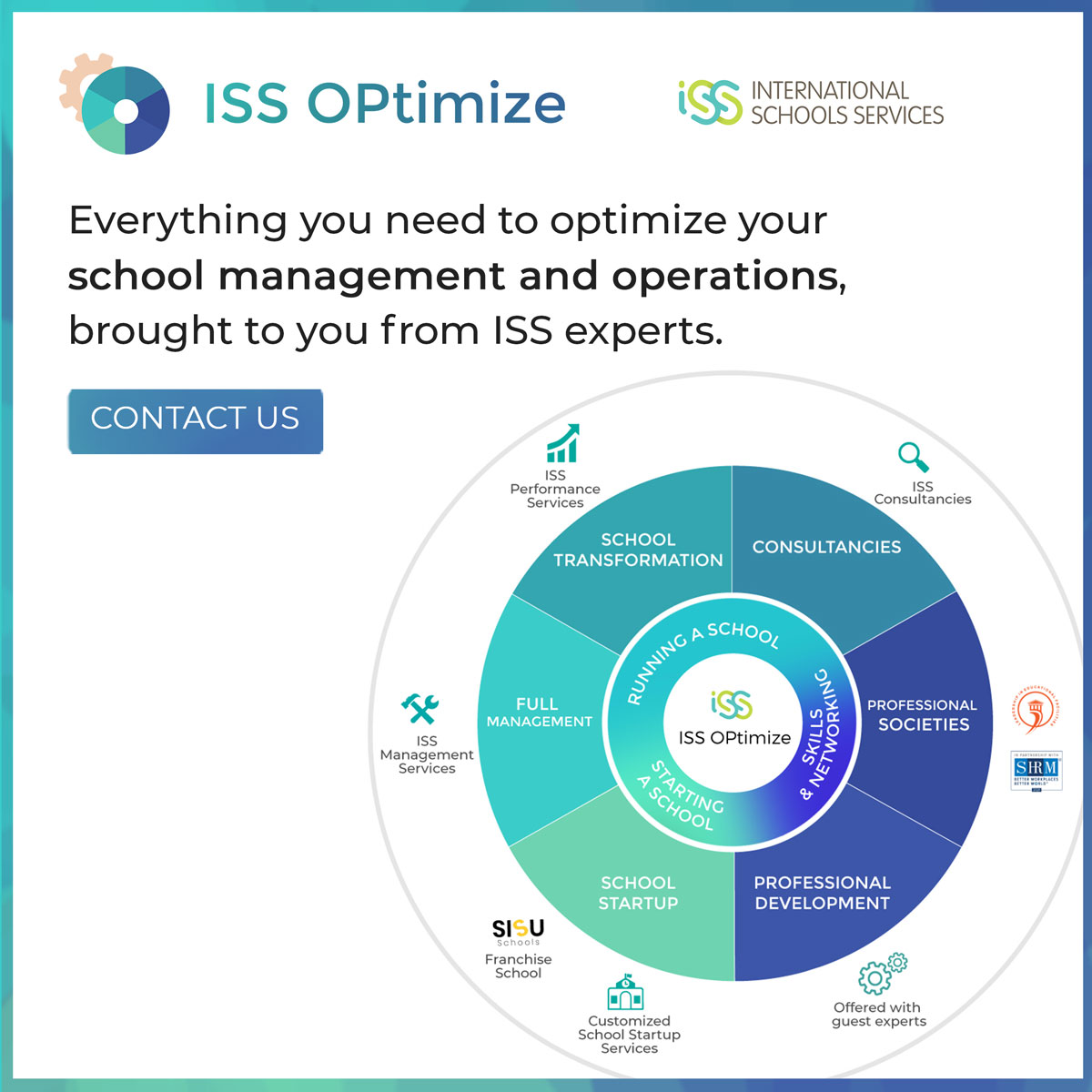 Plan on a strong 2024-25 school year with ISS OPtimize, a suite of services designed to support your school’s academic, management, and operations performance. Dive in at iss.education/About-OPtimize #ISSedu #SchoolOps #IntLed