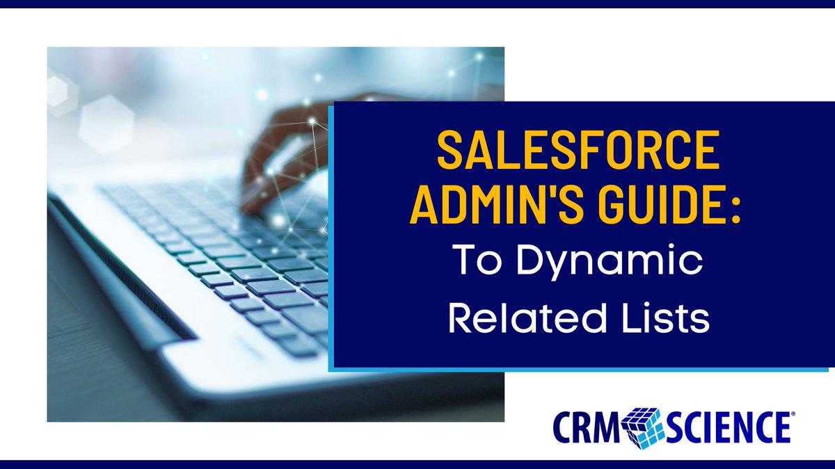 😎 #Salesforce Admin's Guide to Dynamic Related Lists

This article looks at what DRLs are, how to use them, use cases, and some things to note before implementing them.

👉 ow.ly/K1vh50MyUiS

#DynamicRelatedLists #AlwaysBeLearning #SalesforceConsultant #SalesforceCRM