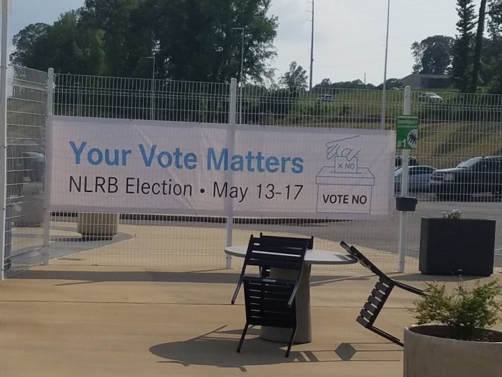 Is Mercedes really 'neutral' in this union vote? Depends who they're talking to. On the public-facing side of the fence: VOTE! On the worker-facing side of the fence: VOTE NO! Don't get fooled. Mercedes workers are voting UAW YES, May 13-17.