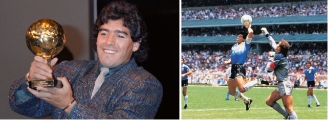 Diego Maradona's award for Best Player at the controversial 1986 World Cup is to be sold at auction – man with his hand up at the back there…