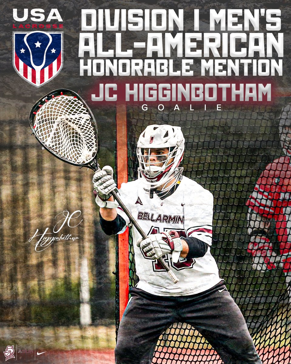 AWARDS | JC Higginbotham given All America honorable mention by <a href="/USALacrosseMag/">USA Lacrosse Magazine</a> 

🥍⚔️

📰 bit.ly/3JSzCV5