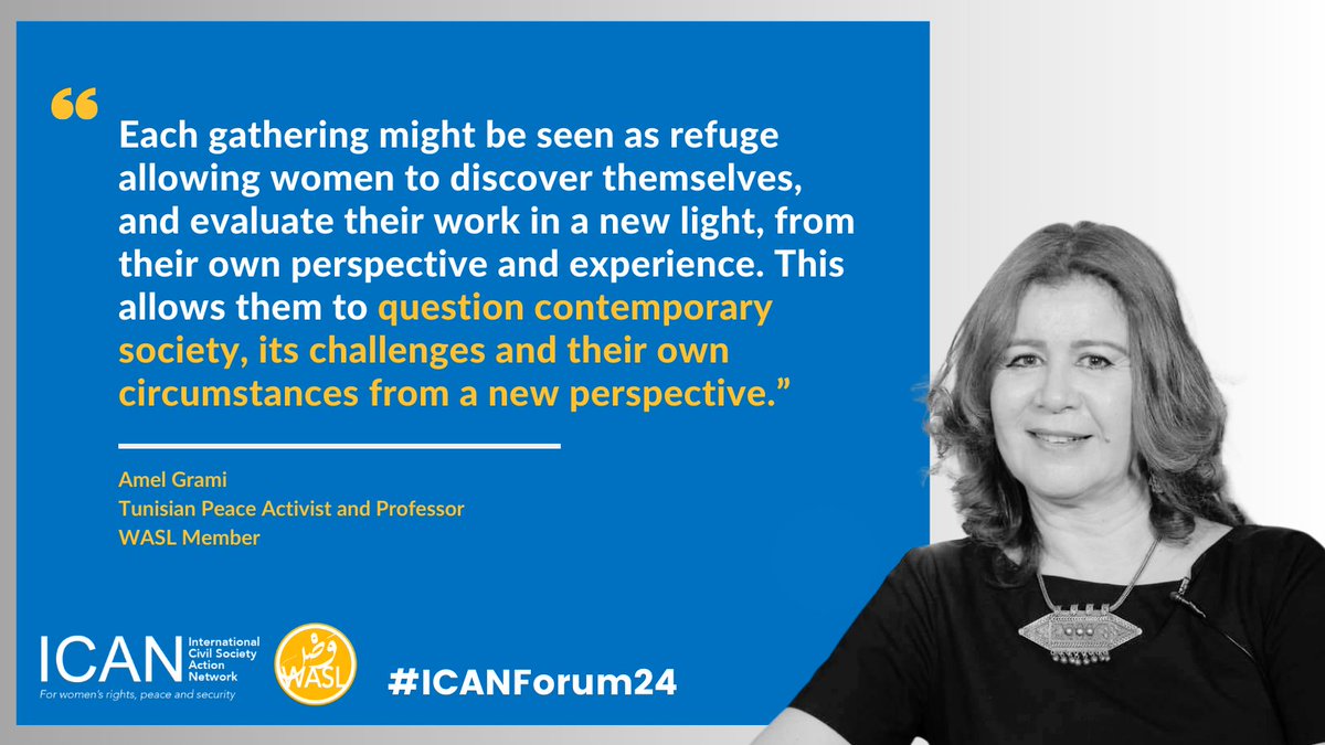 📣 3 weeks until #ICANForum24 👉 LEADERSHIP & VISION Women #peacebuilders & social innovators are at the frontlines & take on the responsibility to tackle local, national, & global challenges. Find out more on our website: icanpeacework.org/icans-forum/