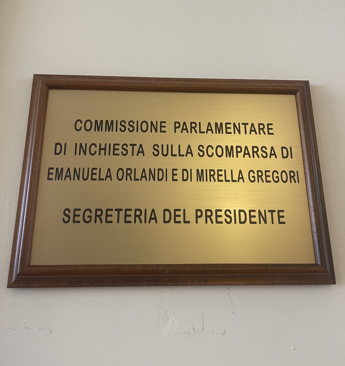 🔵Al via la Commissione Parlamentare di Inchiesta sulla scomparsa di Emanuela Orlandi e di Mirella Gregori. In audizione oggi i familiari delle due ragazze. @FratellidItalia