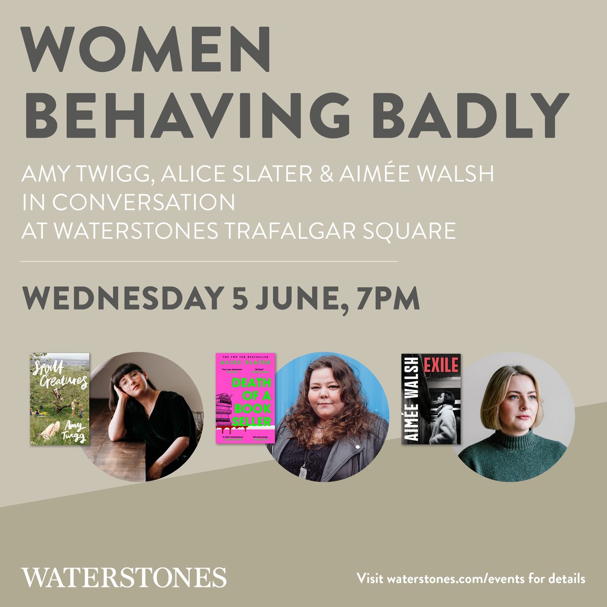 John Murray Press (@johnmurrays) on Twitter photo ✨HOT OFF THE PRESS✨
Love badly behaved women? Catch @thereadoarts, @alicemjslater and @aetwigg talking about them at <a href="/WaterstonesTraf/">Waterstones Trafalgar Sq.</a> this summer!
Grab your tickets now: brnw.ch/21wJCnp ✨HOT OFF THE PRESS✨
Love badly behaved women? Catch @thereadoarts, @alicemjslater and @aetwigg talking about them at <a href="/WaterstonesTraf/">Waterstones Trafalgar Sq.</a> this summer!
Grab your tickets now: brnw.ch/21wJCnp