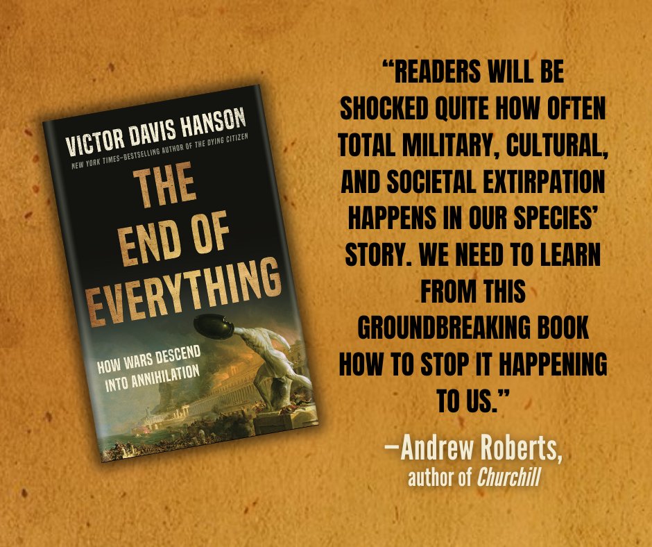 Readers will be shocked quite how often total military, cultural, and societal extirpation happens in our species’ story. We need to learn from this groundbreaking book how to stop it happening to us.” —@aroberts_andrew Available May 7. Learn more: bit.ly/4ayD9Uq