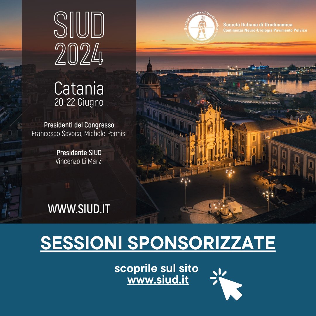 #𝐒𝐈𝐔𝐃𝟐𝟎𝟐𝟒 Scopri le sessioni sponsorizzate sul sito👇 siud.it/48-congresso-n… #siud #urodinamica #pelvicfloor #pavimentopelvico @_SIUD @vlimarzi @nataliatrotta