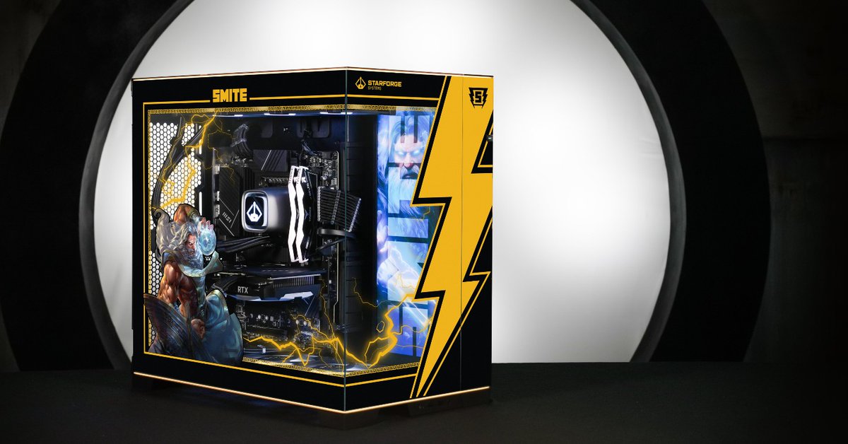 Looking to upgrade your setup? The SMITE PC from @StarforgePCs is here to make your gameplay even more godlike! Check it out now! ⚡starforgepc.com/SMITE