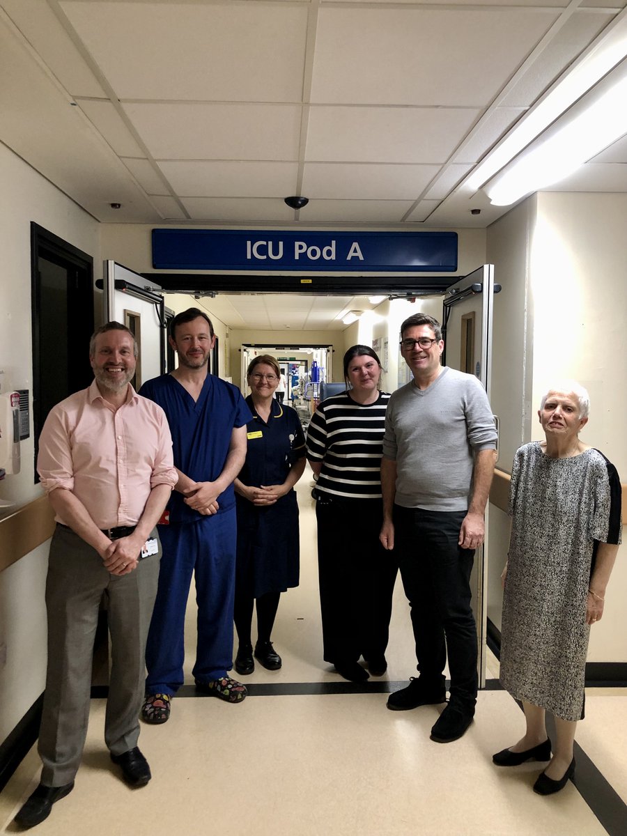 NCAlliance_NHS's tweet photo. The @MayorofGM Andy Burnham visited our colleagues at the #RoyalOldham and met with our critical care team and those working in our newly opened hub site for emergency general and colorectal care.  It was a pleasure to show you around 👍

@greatermcr #NHS https://t.co/FXafaw1Zo2