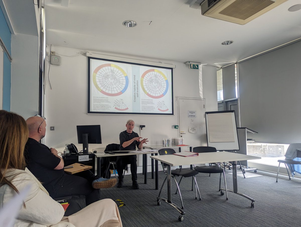 The 3rd international @scenarioforum conference is going strong @tcddublin @SchoolofEdTCD. Currently deep-diving into various theories to look at presence and ekphrastic surprise in Michael Flannery's paper