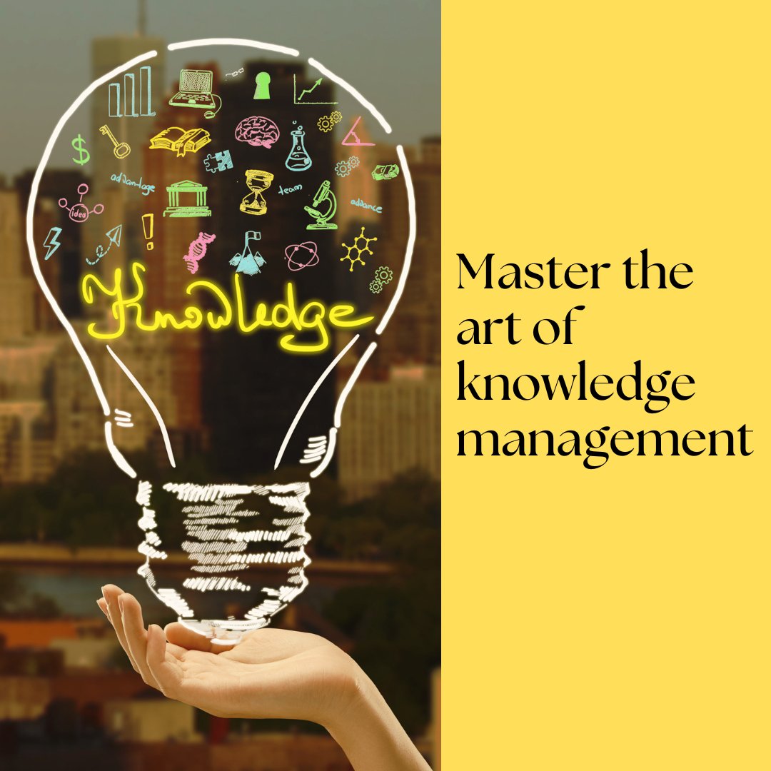 Elevate success: Making Knowledge Management mastery your top priority.  #ElevateSuccess #KnowledgeManagement #SuccessMindset
ow.ly/JfIb50QN6ak