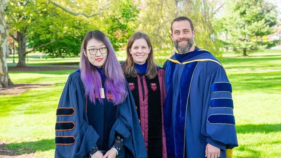 Congratulations! Three faculty members -- Chenyu Wang, Kelly Faig, and Justin Clark -- are awarded Hamilton’s highest awards for teaching. buff.ly/4aaZvdu

#KnowThyself #HamiltonAwards #TeachingExcellence