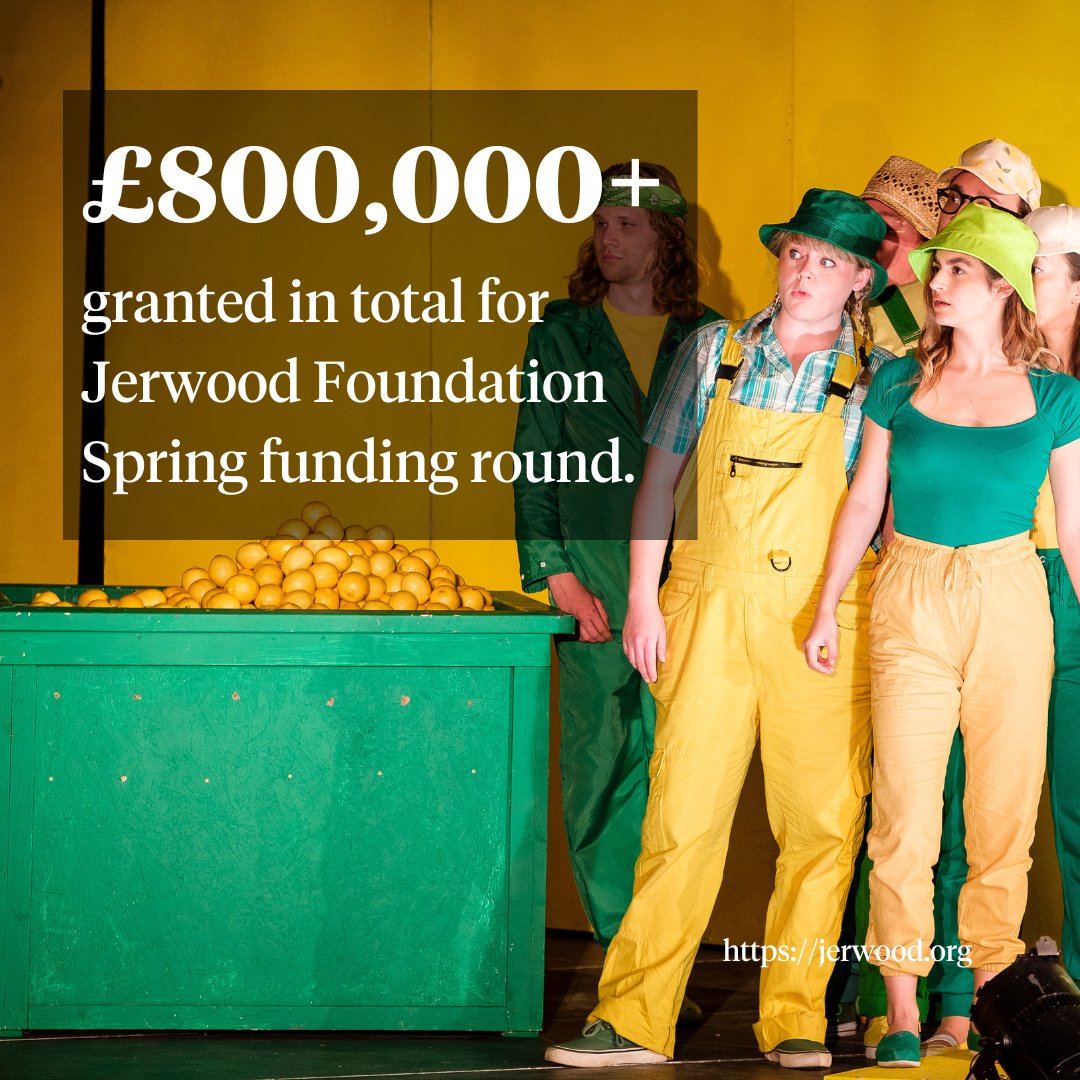 Our Spring funding round was incredibly competitive, with over 250 applications from innovative organisations. Over £800,000 in grants was awarded in total, with @nationalpoetryday, @mk_gallery and @royalcourttheatre among the successful applicants. 👇 jerwood.org/news/78-jerwoo…