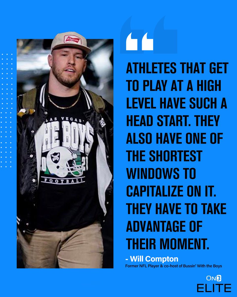 This guy gets it 😎 @_willcompton will speak to the Top-50 HS football recruits at the On3 Elite Series later this month 🗣️ on3.com/os/news/2024-o…