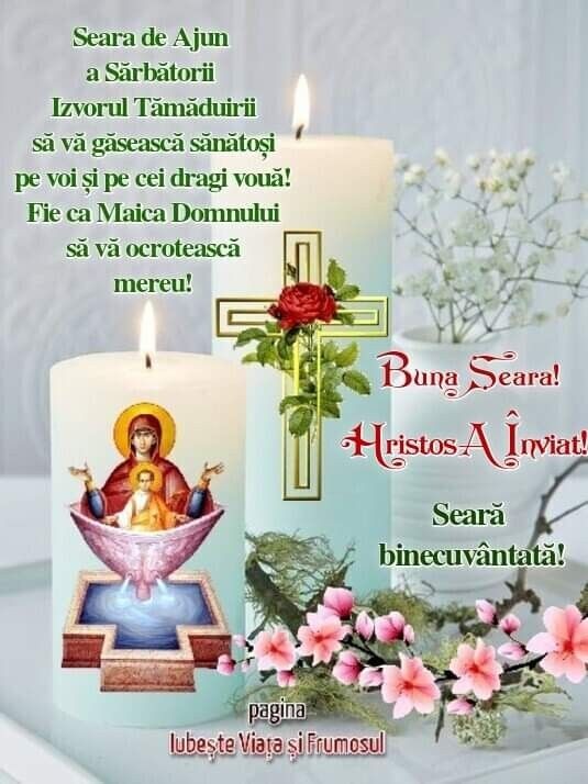 Hristos a Înviat! O seară frumoasă și binecuvântată vă doresc tuturor alături de cei dragi vouă!💫💐💫