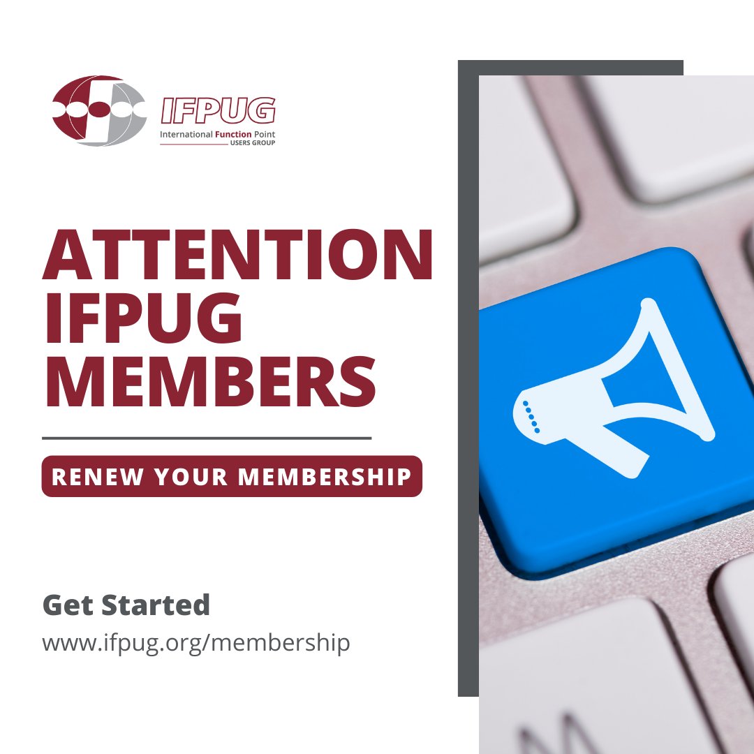 IFPUG, International Function Points Users Group tweet media