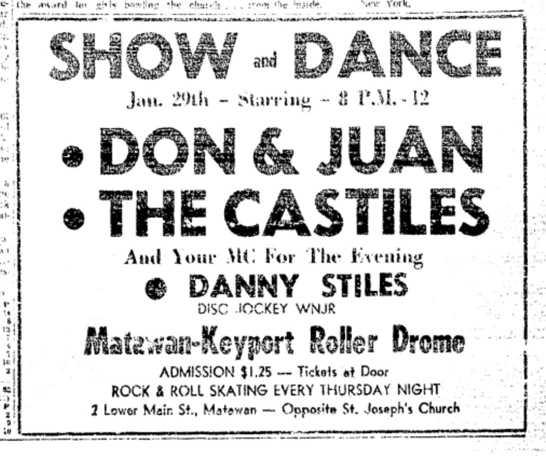 It’s #ThrowbackThursday! As Bruce recalls in his autobiography, he and the Castiles played “YMCAs…high schools…roller rinks, VFWs…mental hospitals…any place you could set up a 5 piece band that wanted decent local entertainment at a cheap price.” (1/27/66 Matawan Journal)