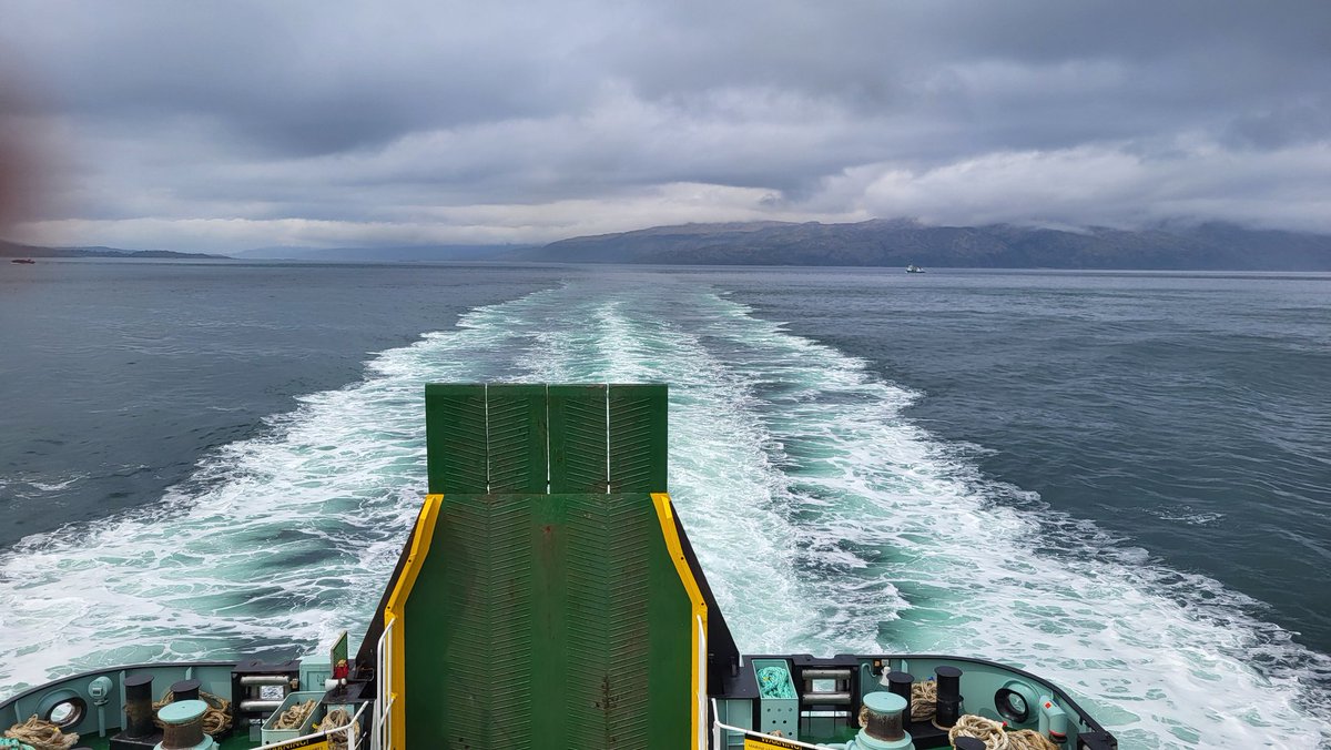 A smooth crossing back from Tiree to Oban ready for our meeting tonight at North Connell Village Hall. 7pm start, we'd love to see you there! Representatives from @ConsultingSAC and @scotgov will also be there. #workingforcrofters