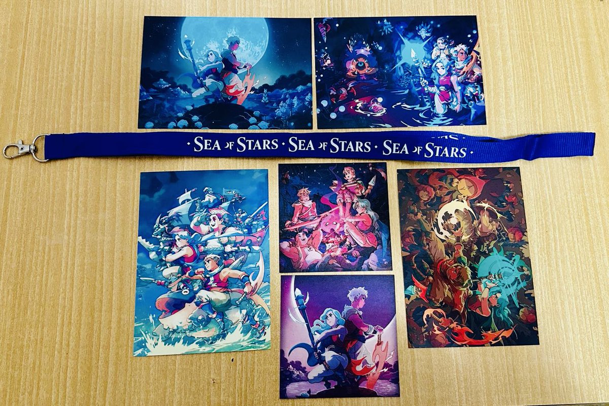 Mi nueva adquisición, muchísimas gracias a @xtralife_es por su rapidez del envío, y los regalos 1 landyard, 4 postales, 2 posavasos, precioso detallazo!! 🤗 #SeaOfStars