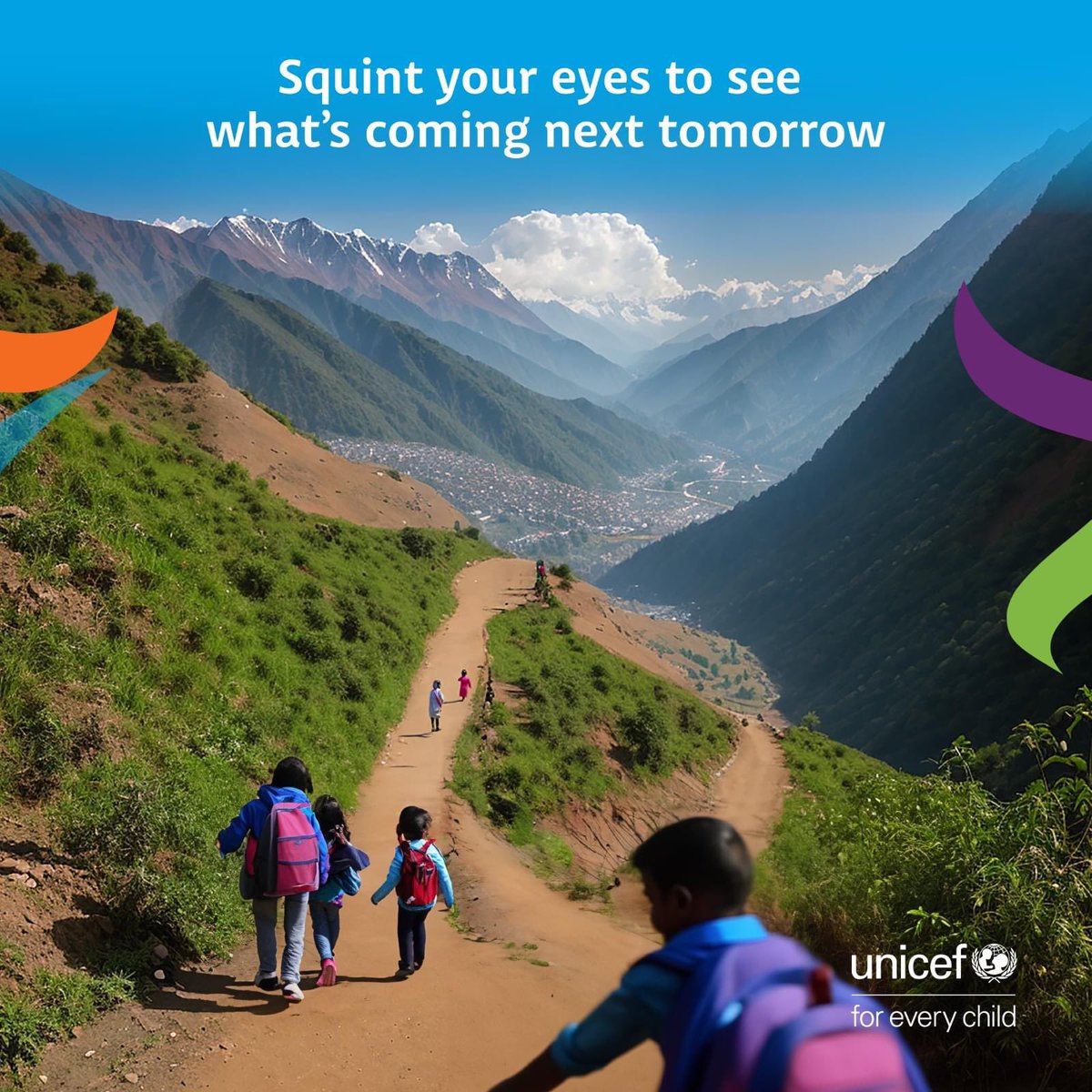 Tomorrow is a big day for UNICEF in India since it began its journey in 1949. UNICEF has been an integral part of the Govt. of India's development and humanitarian efforts, especially for children. Don’t forget to squint to get a sneak peek for tomorrow. #ForEveryChild, every…