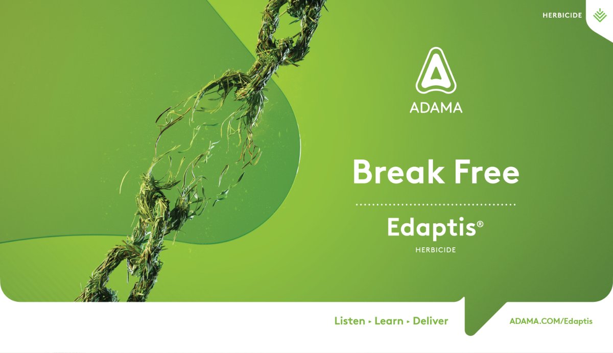 Combat hard-to-kill grasses & resistant weeds with EDAPTIS® - a new post-emergent, foliar herbicide for cereal farmers.  Combining the leading modes of action in one product, this sustainable innovation is registered in Poland & will roll out in Europe.➡️ bit.ly/3y8AJ0u