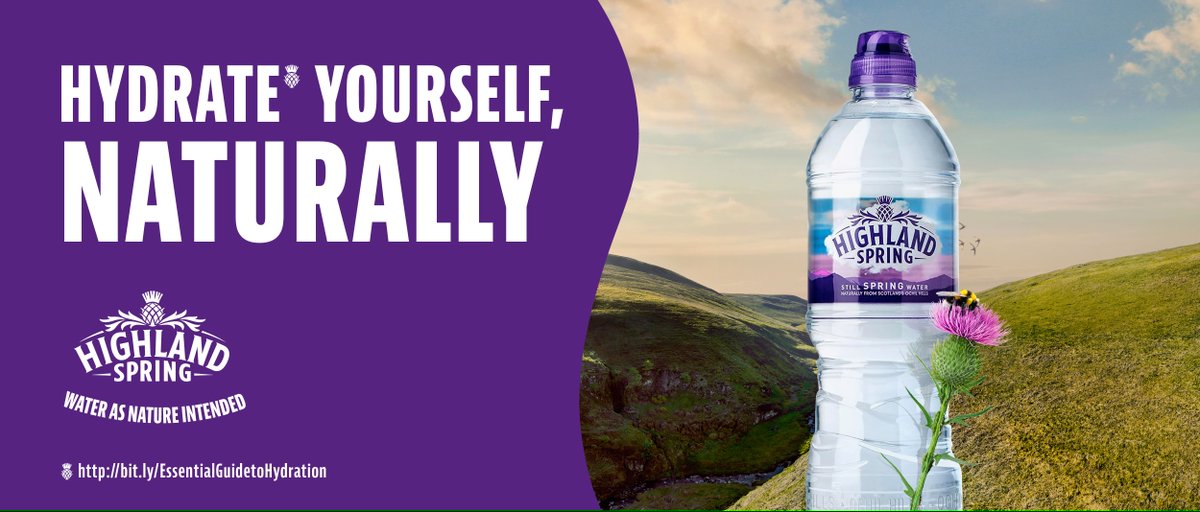 Give your customers natural hydration with Highland Spring 💧