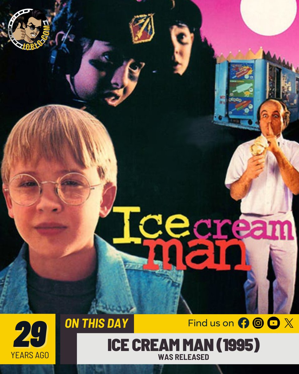 29 years ago today, Ice Cream Man (1995) was released.🎥

#JoBloMovies #JoBloMovieNetwork #IceCreamMan #ClintHoward #PaulNorman