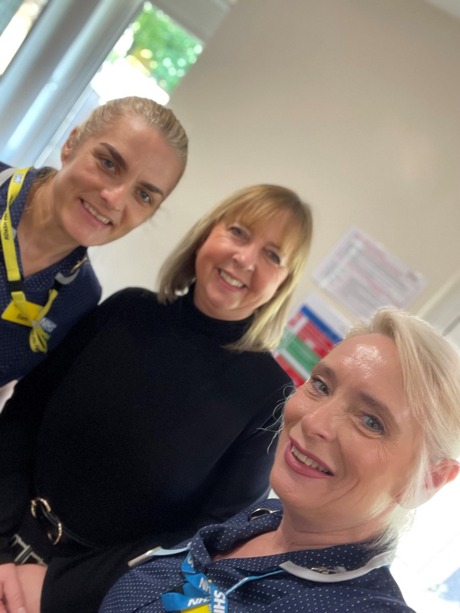 Julie Clennell, NHS England's regional Chief Nurse for the North East and Yorkshire also visited our teams on the wards. She's pictured here with Sam Butcher (left) and Jo Dakin, both nurse directors in Doncaster #NHS #Doncasterisgreat
