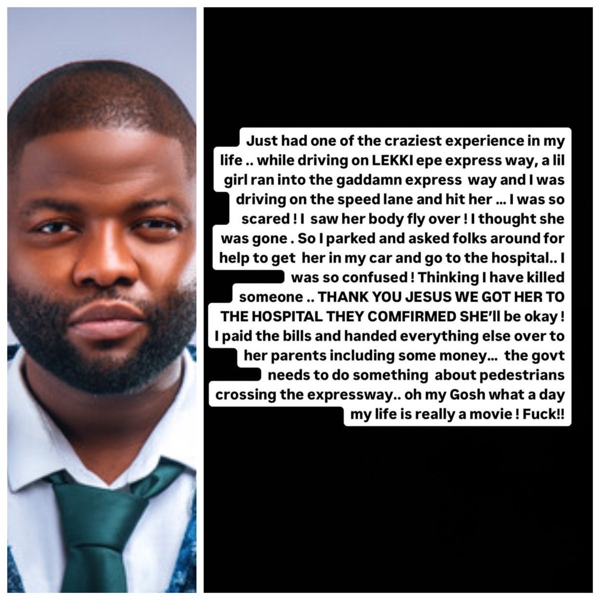 How I almost killed a girl on Lekki-Epe expressway - Skales narrates Singer, Raoul John Njeng-Njeng, also known as Skales, has narrated how he almost killed a girl while driving on the Lekki-Epe expressway in Lagos. The 33-year-old singer disclosed this via his Insta stories,…