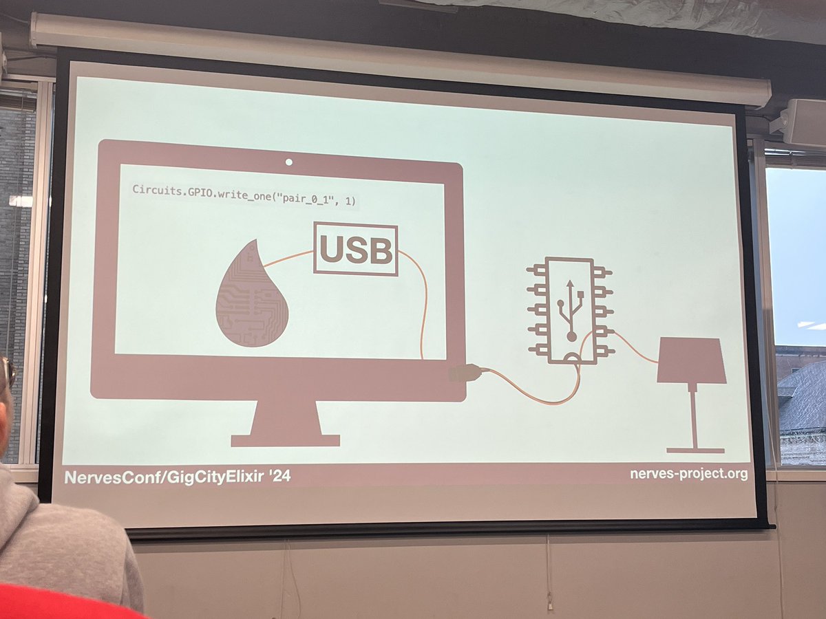 takasehideki's tweet image. As the first session, @JonCarstens is presenting recent @NervesProject updates. There are so many curious features!! #NervesConf #GigCityElixir
