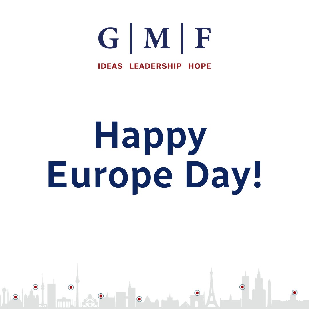 ⭐️ Happy #EuropeDay from GMF! For 52 years, we have been committed to strengthening the ties between Europe in the United States and bolstering democracy for all. 🏢 Today, we do so from seven offices in Europe and Washington DC. Learn more about them: bit.ly/3R0KowL