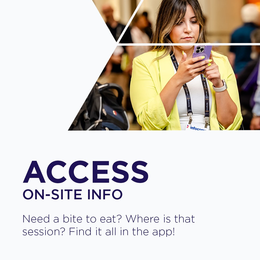 Download the official InfoComm 2024 app, make a plan, and don't miss out on anything! ow.ly/ObVt50RzINJ #infocomm24 #infocomm #avindustry