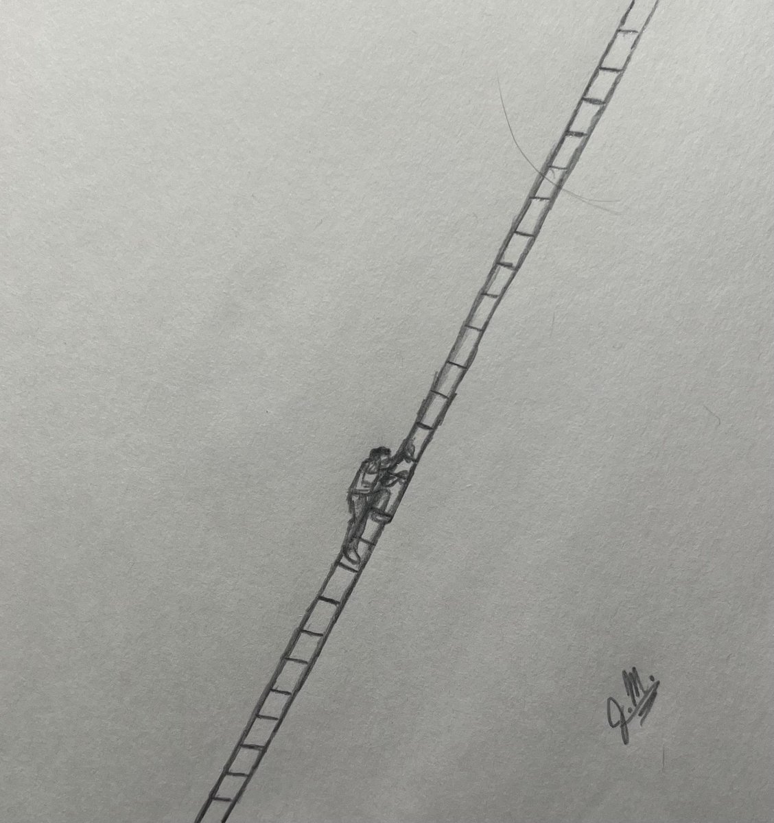 Ongoing

#pencildrawing #drawing #draw #pencilsketch #sketching #sketch #sketchdrawing #sketchbook #pencilart #pencilartist #art #artist #artistsoftwitter #sketchart #sketchartist #illustration #illustrationartist #ladder #ongoing #endless #simpleart #Surrealism #surrealart