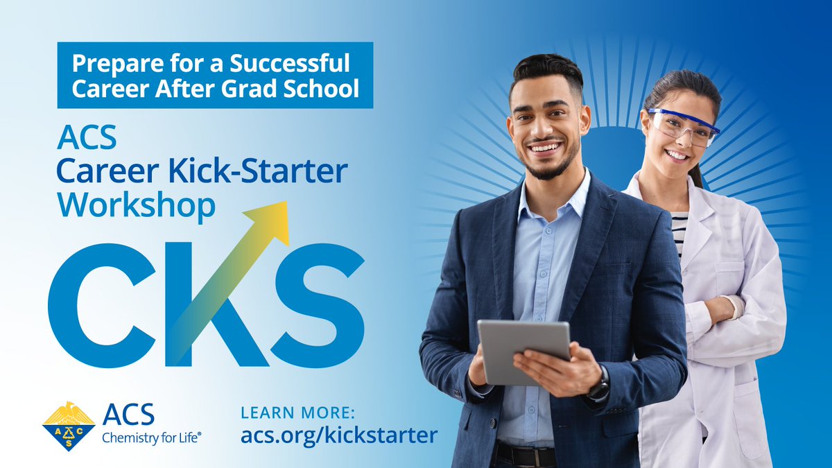 Not sure what to do after #GradSchool? Feel more prepared w/ the #ACSCKS Workshop where you'll explore #career options; understand your skills, values & opportunities; & learn how to navigate the #JobSearch process. Host this at your institution🙌 ow.ly/6Vc750RzONj