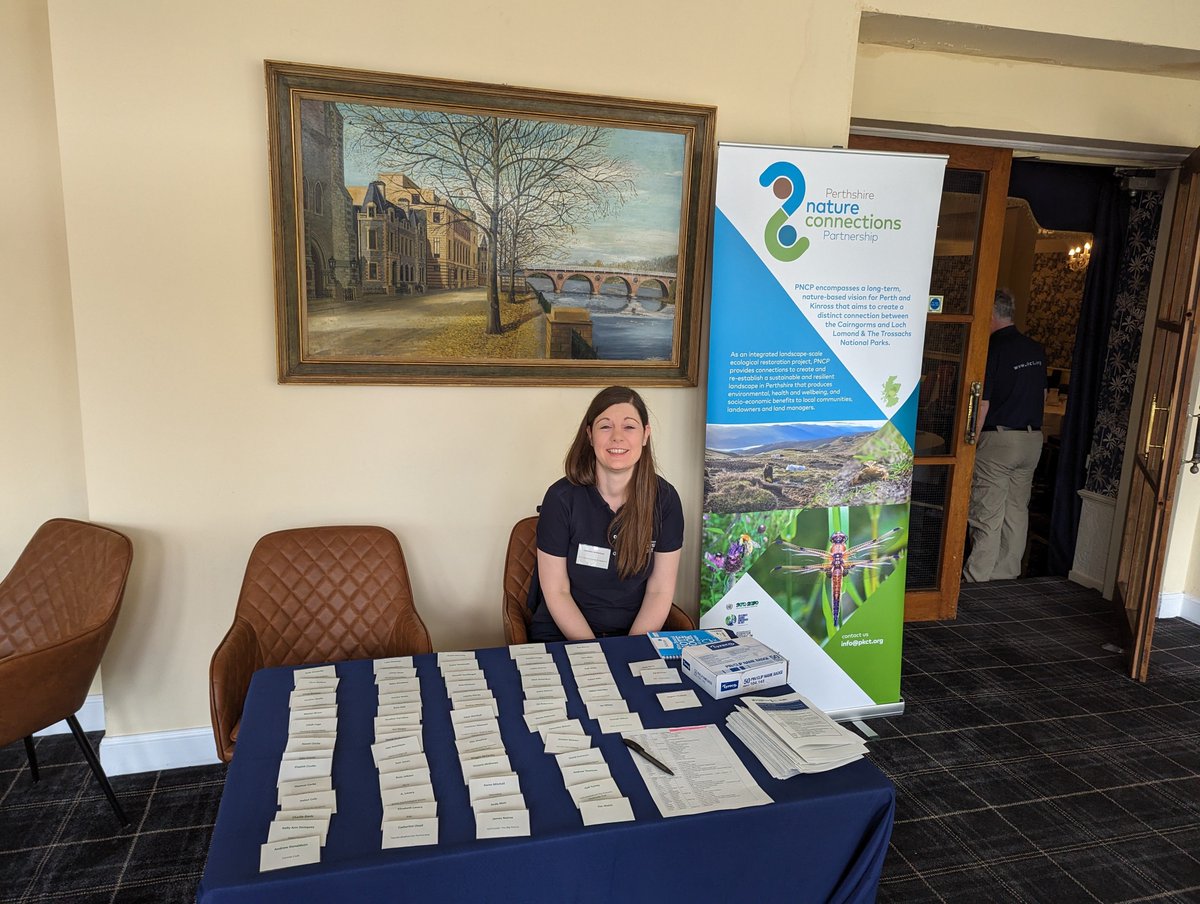 PKCTrust's tweet image. Thank you to everyone who came along to the Perthshire Nature Connections Partnership Gathering in sunny Perth today.

It was fantastic to hear all about the excellent nature restoration projects underway in our region and discuss our plans and visions for the future!