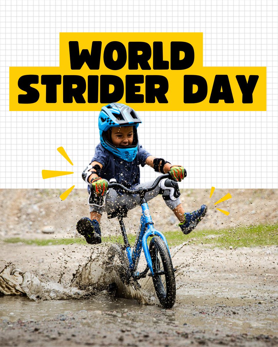 It's World Strider Day! 🗺️ 🎉 Today is all about getting outside with your riding buddies and having fun on two wheels! 🚲 Check out our event page to see how you can participate in #WorldStriderDay24 and win some EPIC prizes.🙌 🔗 Visit fb.me/e/5jjbTNq4y for more details!