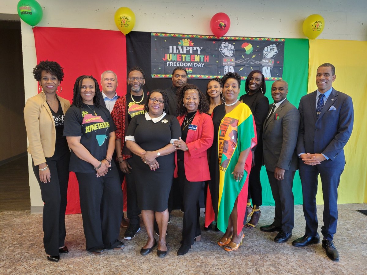 Juneteenth is right around the corner, and we are so excited to celebrate! Team Cooney was happy to attend the unveiling of the many great activities coming to #ROC. Juneteenth activity list here: rochesterjuneteenth.com