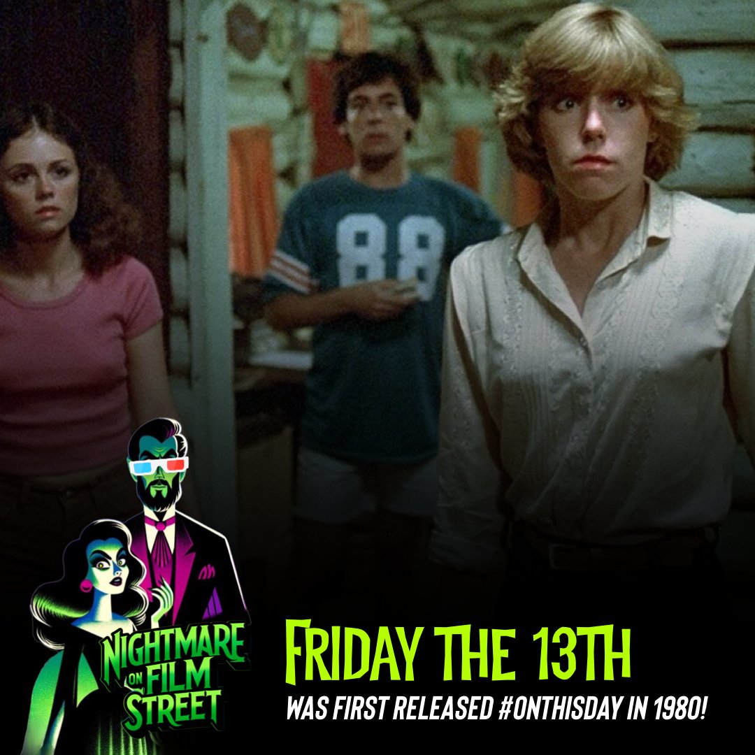 'Kill her, Mommy. Kill her!'
FRIDAY THE 13TH was first released #onthisday in 1980!