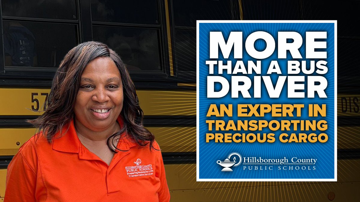 Our amazing HCPS Transportation Team is seeking bus drivers, mechanics, & attendants. Join us at one of our job fairs: Sat., May 11 • 8 a.m.-12 p.m. • 9455 Harney Rd. Thonotosassa • Wed., May 15 • 4-7 p.m. • Leto High School (4409 W Sligh Ave, Tampa) hillsboroughschools.org/drive