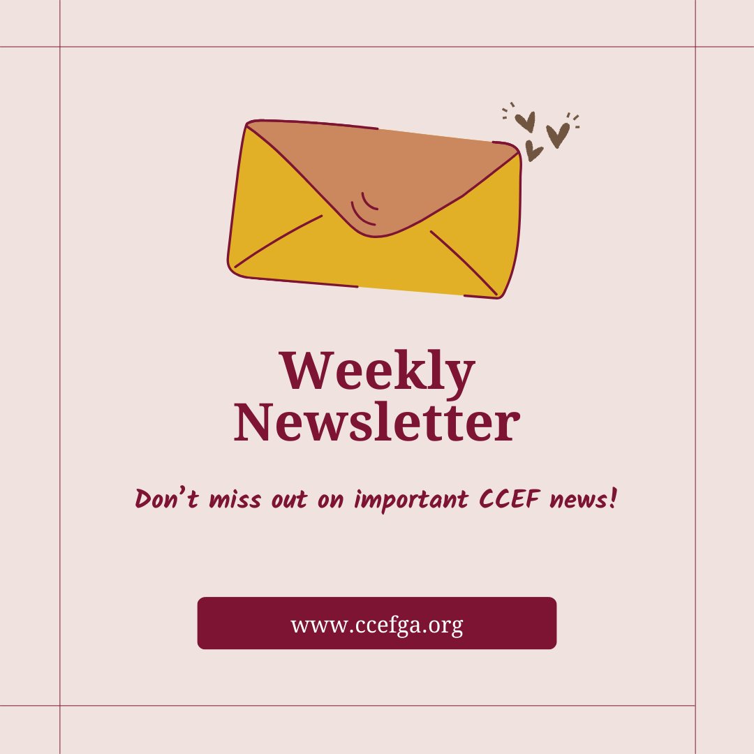 Don’t miss important CCEF news! Subscribe to our newsletter and stay up to date. 📰

ccefga.org/newsletter-sub…

#Cherokeecountyeducationalfoundation #CCEF #CherokeeCounty #CCSDFam #CCSD #WoodstockGa #CantonGa