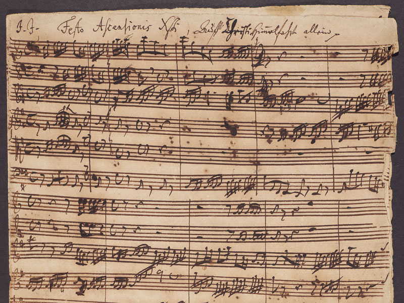 Earlier this year @BodleianLibs became the proud caretakers of a rare manuscript in the hand of Johann Sebastian Bach. 'Auf Christi Himmelfahrt allein' was written by the great composer for a performance in Leipzig on the feast of #AscensionDay, 1725 🎼 bit.ly/3x3gNv7