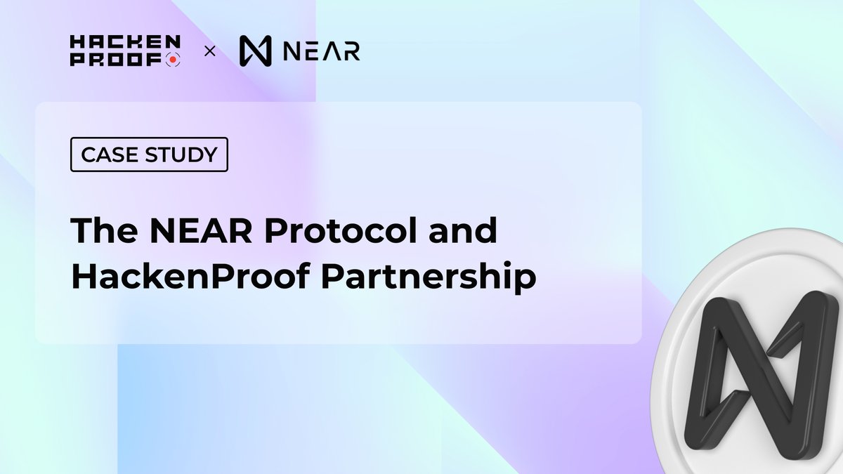 NEAR Protocol levels up security!

️ Partnering with HackenProof, they're building a fortress against threats. The future of secure & scalable blockchain is here!   #BOS #NDC #FDAO