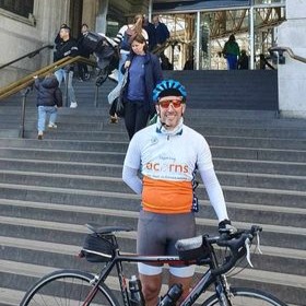 From London to Belgium on Bike 🚲 Fundraiser Michael has taken on the challenge of pedalling his way to Waterloo, Belgium from Waterloo Station to support Acorns! Good luck Michael! Support with a donation if you can: bit.ly/4dw5w7y